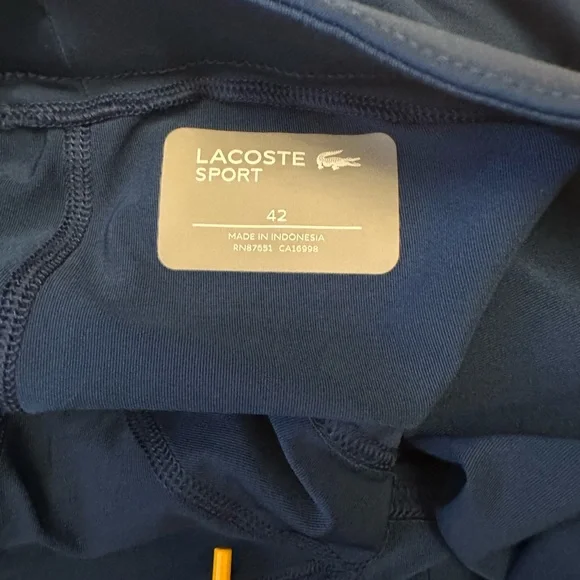 Lacoste Navy Skirt with Stripes - Picture 5 of 6